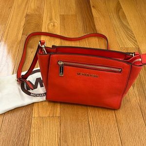 Michael Kors crossbody. Orange. Never used.